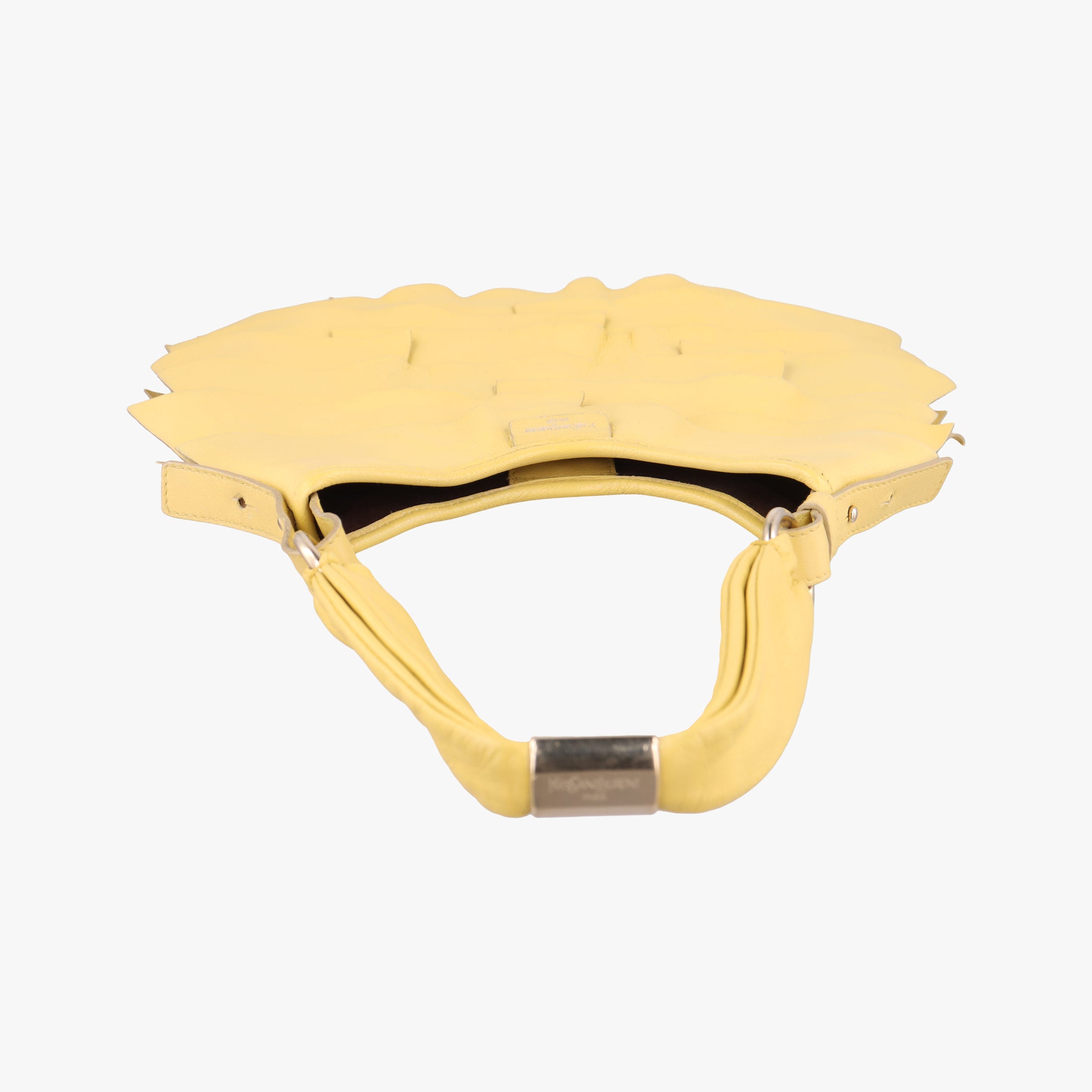 Vintage Yves Saint Laurent Mombasa Yellow Leather 122244 shoulderbag | stylenewstar