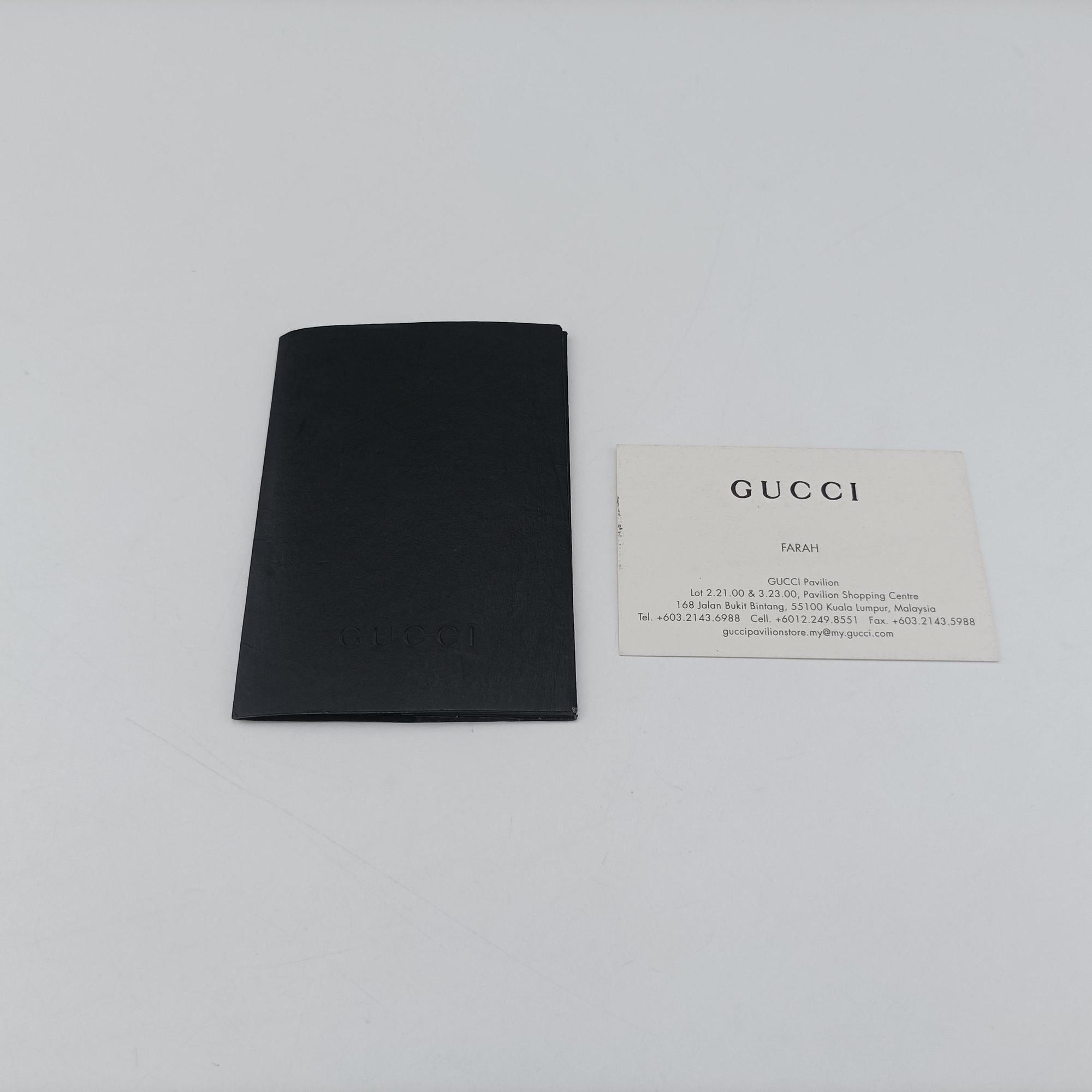 Pre-owned Gucci Arli Black Suede×leather 550126 shoulderbag | stylenewstar