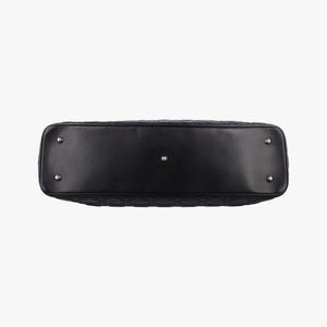Pre-owned Christian Dior Lady Dior Black lambskin  handbag | stylenewstar