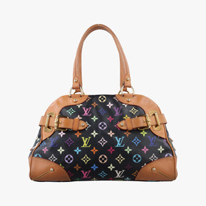 Pre-owned Louis Vuitton CLAUDIA Noir Monogram Multicolor M40194 handbag | stylenewstar