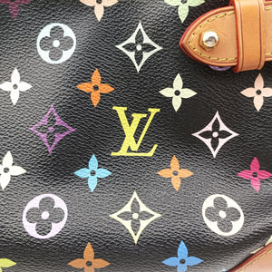 Pre-owned Louis Vuitton CLAUDIA Noir Monogram Multicolor M40194 handbag | stylenewstar