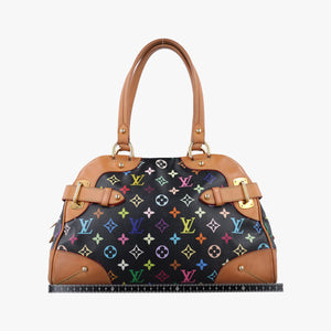 Pre-owned Louis Vuitton CLAUDIA Noir Monogram Multicolor M40194 handbag | stylenewstar