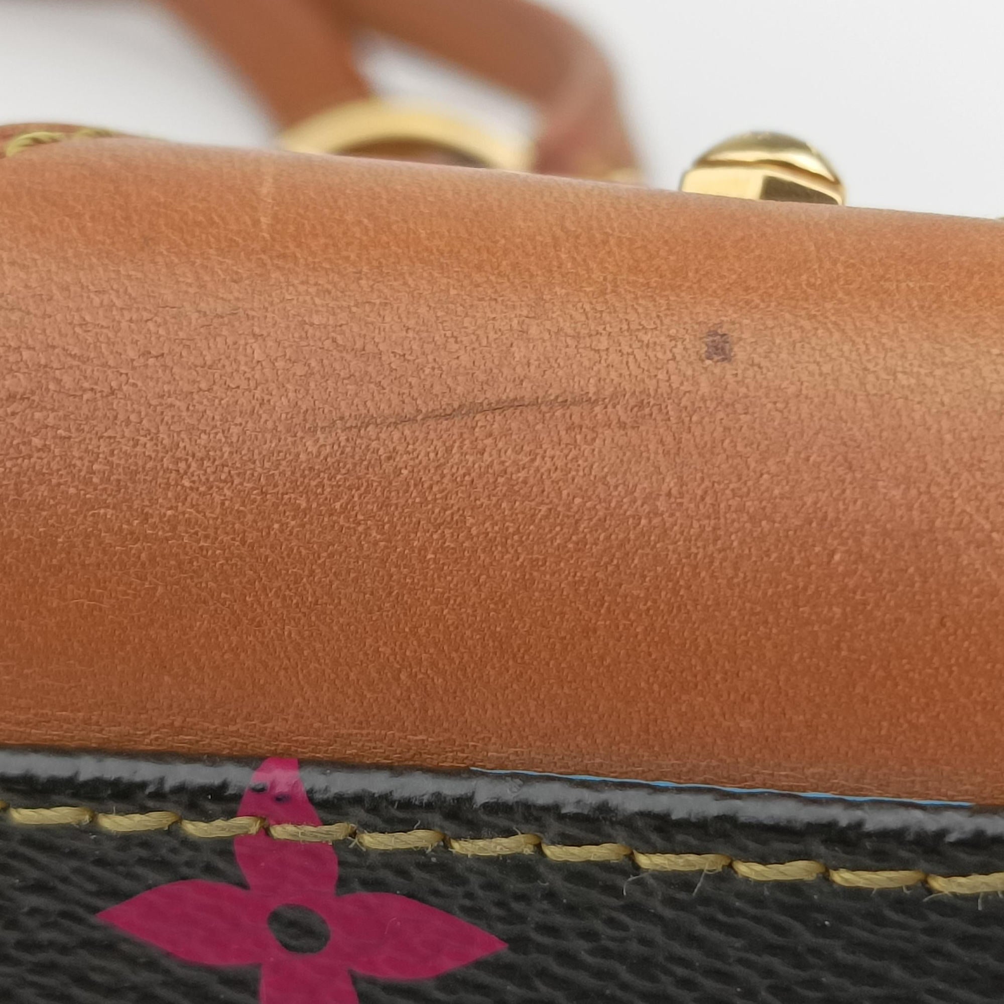 Pre-owned Louis Vuitton CLAUDIA Noir Monogram Multicolor M40194 handbag | stylenewstar