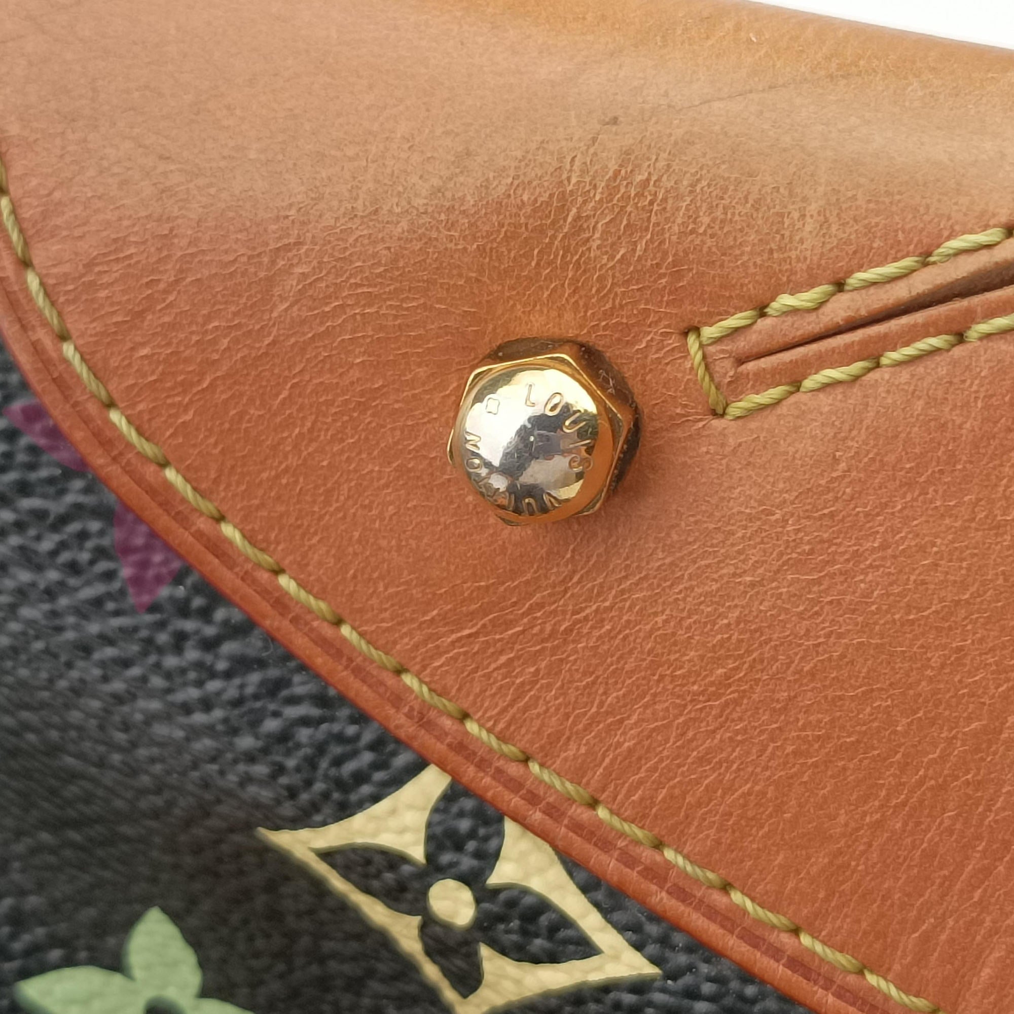 Pre-owned Louis Vuitton CLAUDIA Noir Monogram Multicolor M40194 handbag | stylenewstar