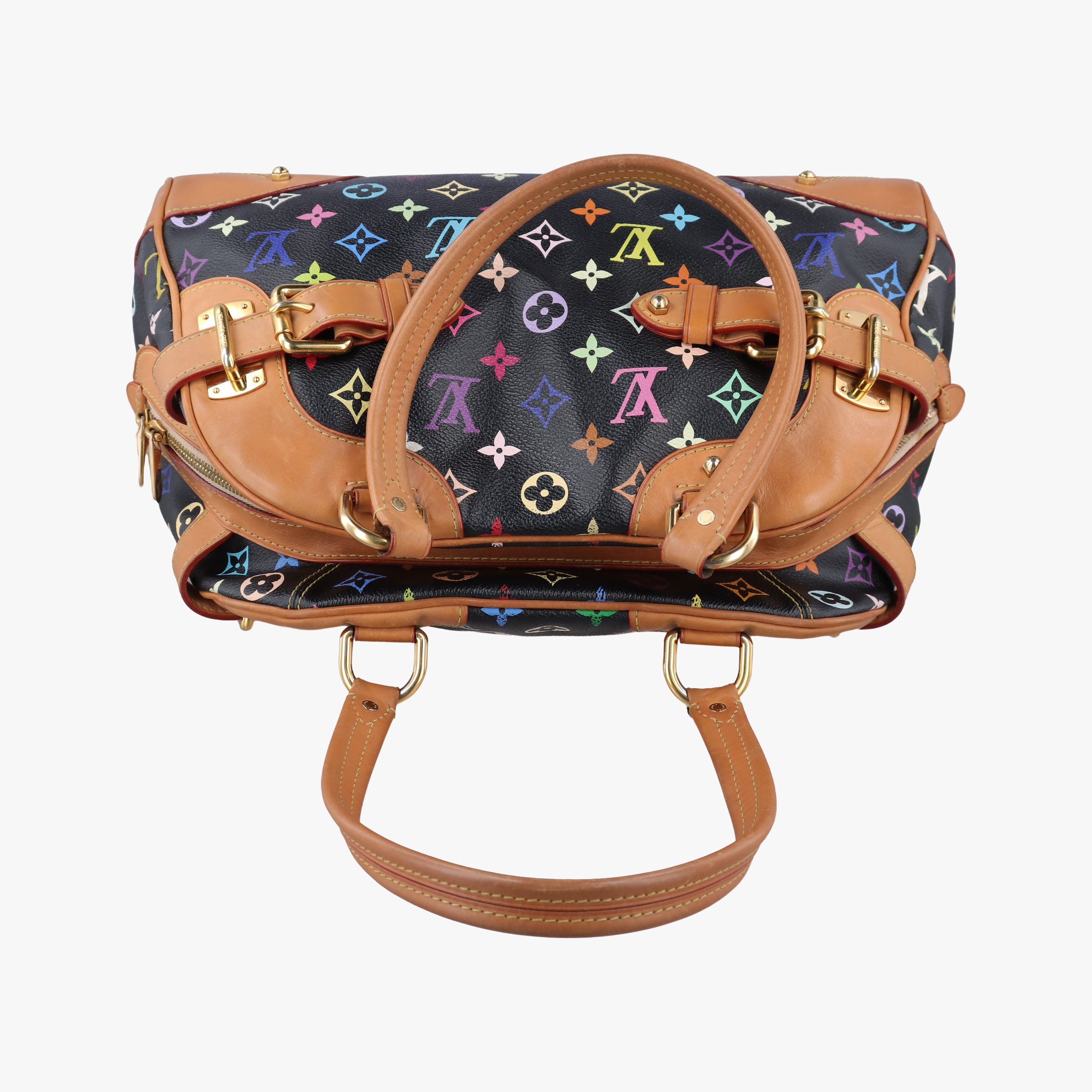 Pre-owned Louis Vuitton CLAUDIA Noir Monogram Multicolor M40194 handbag | stylenewstar