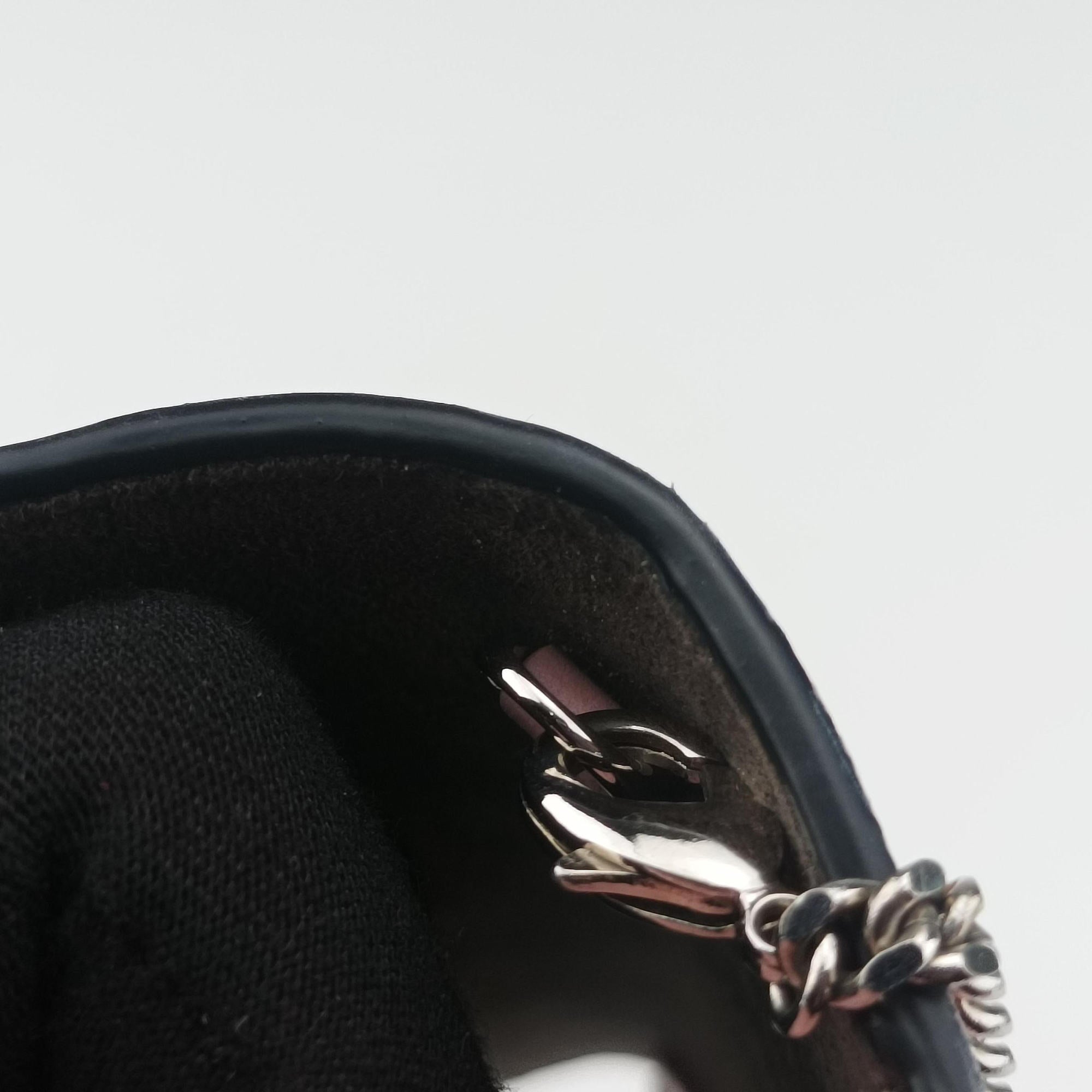 Pre-owned Fendi Monster Eyes Continental pink×Multicolour Leather 8M0346 shoulderbag | stylenewstar