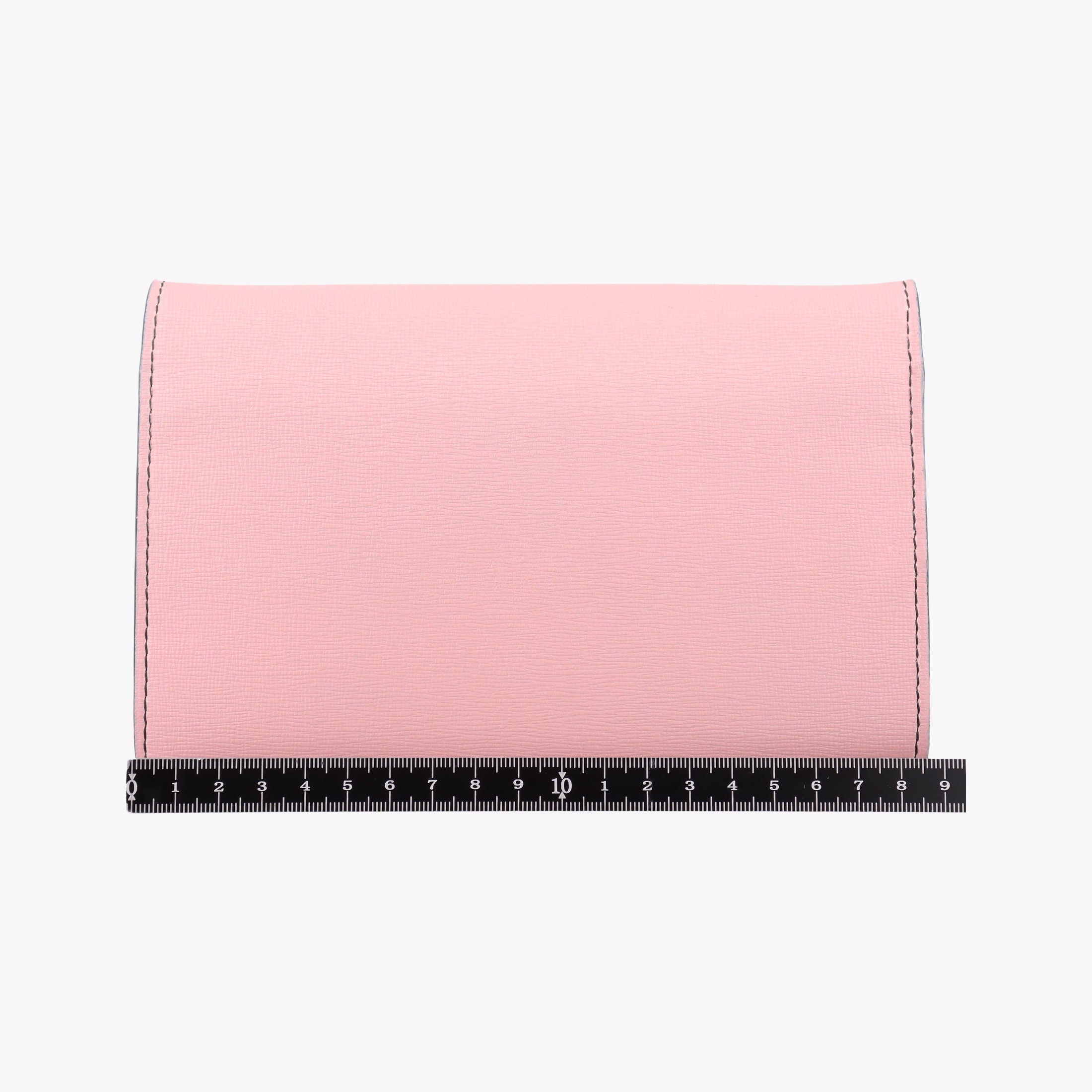 Pre-owned Fendi Monster Eyes Continental pink×Multicolour Leather 8M0346 shoulderbag | stylenewstar