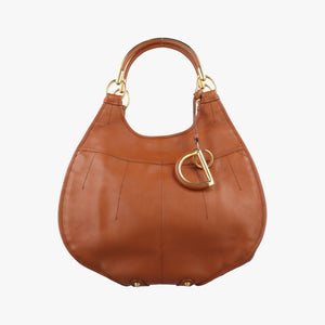 Secondhand Christian Dior Hobo Brown Leather  handbag | stylenewstar