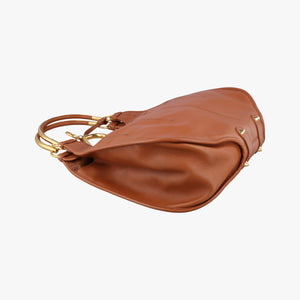 Secondhand Christian Dior Hobo Brown Leather  handbag | stylenewstar
