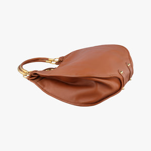 Secondhand Christian Dior Hobo Brown Leather  handbag | stylenewstar