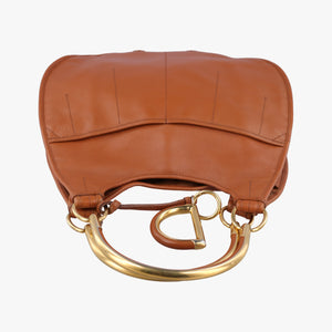 Secondhand Christian Dior Hobo Brown Leather  handbag | stylenewstar