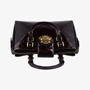 Pre-owned Louis Vuitton MELROSE AVENUE AMARANTE Vernis M93757 handbag | stylenewstar