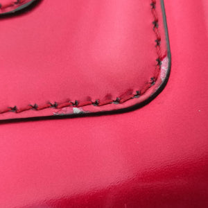 Pre-owned Bvlgari SERPENTI FOREVER Red Leather  shoulderbag | stylenewstar