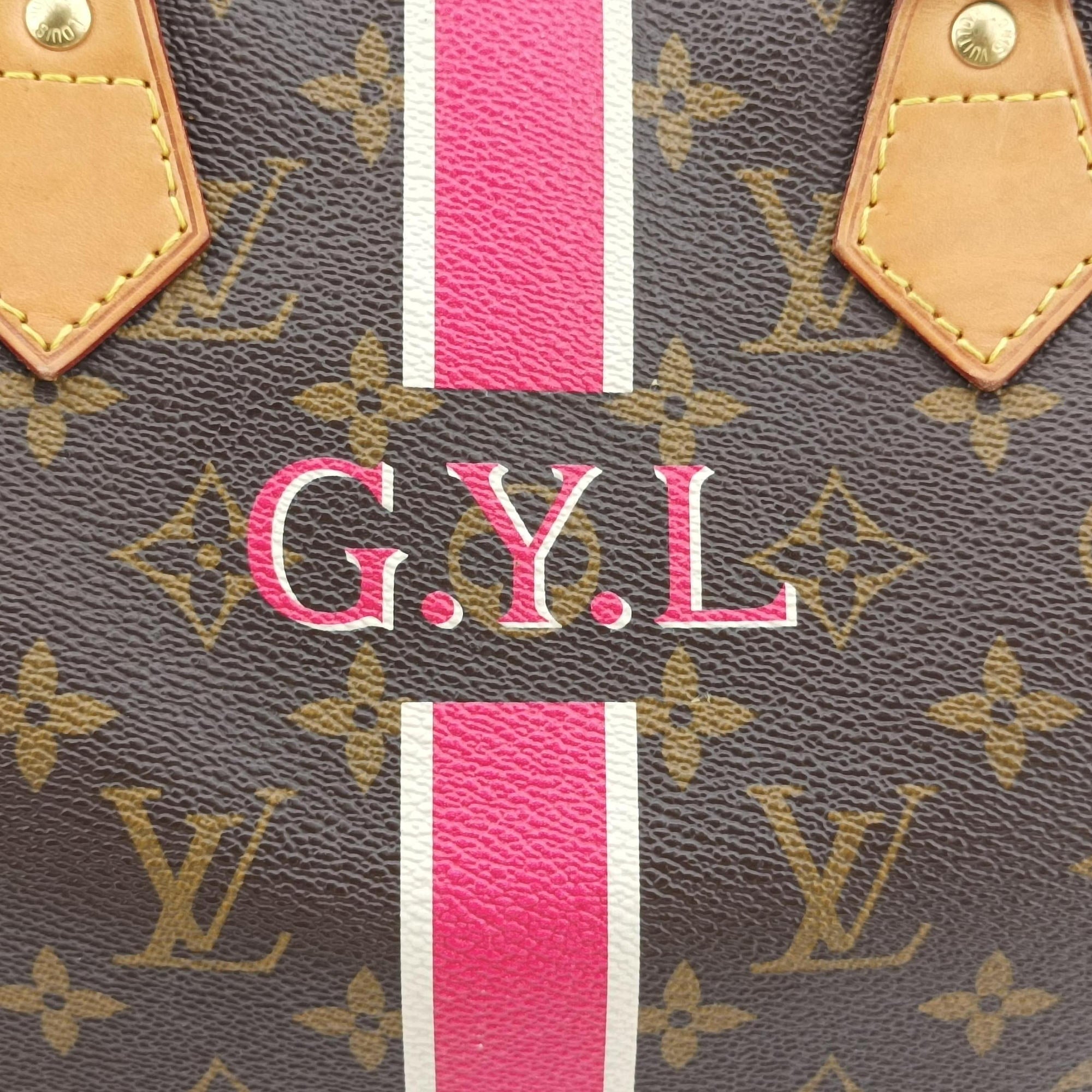 Pre-owned Louis Vuitton Speedy Bandouliere 30 brown×multi Monogram Canvas  handbag | stylenewstar
