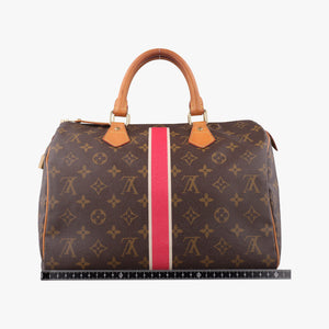 Pre-owned Louis Vuitton Speedy Bandouliere 30 brown×multi Monogram Canvas  handbag | stylenewstar