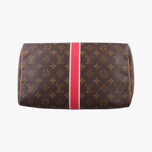 Pre-owned Louis Vuitton Speedy Bandouliere 30 brown×multi Monogram Canvas  handbag | stylenewstar