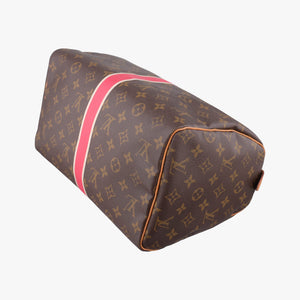 Pre-owned Louis Vuitton Speedy Bandouliere 30 brown×multi Monogram Canvas  handbag | stylenewstar