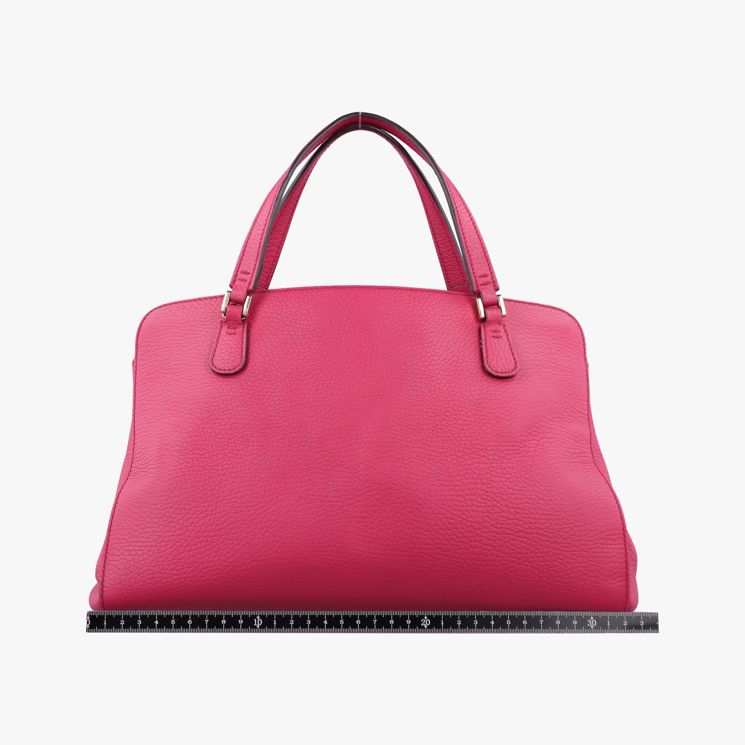 Pre-owned Gucci Swing Top Handle Rose Leather 377772 handbag | stylenewstar