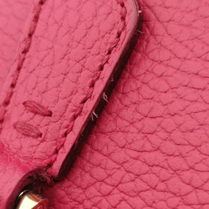 Pre-owned Gucci Swing Top Handle Rose Leather 377772 handbag | stylenewstar