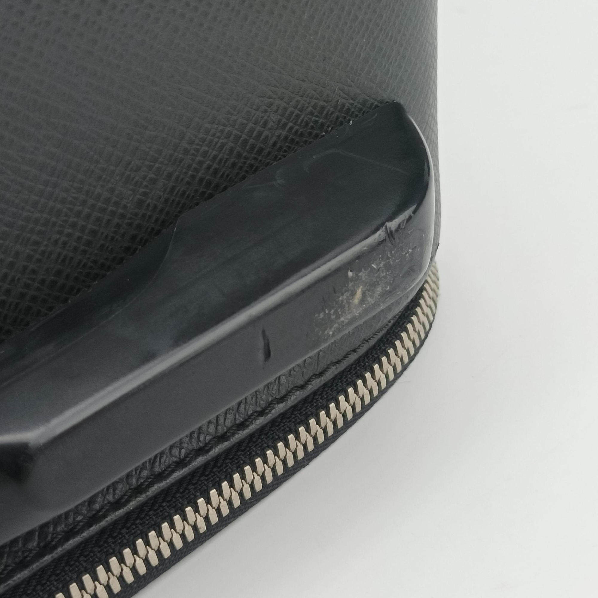 Pre-owned Louis Vuitton Pegase 45 ARDOISE Taiga Leather M23302 suitcase | stylenewstar