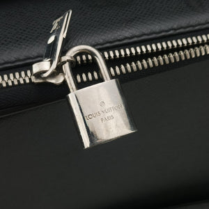 Pre-owned Louis Vuitton Pegase 45 ARDOISE Taiga Leather M23302 suitcase | stylenewstar