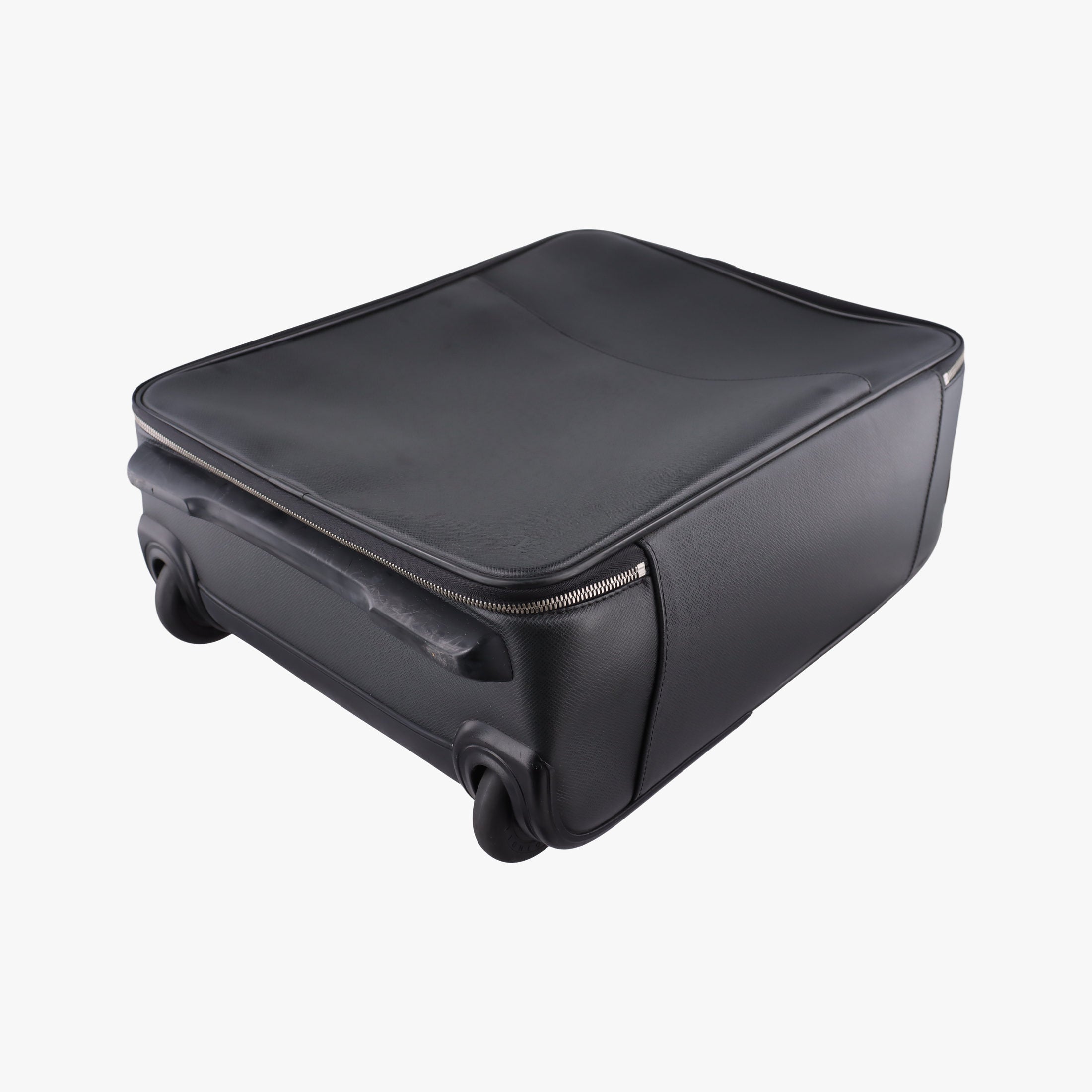 Pre-owned Louis Vuitton Pegase 45 ARDOISE Taiga Leather M23302 suitcase | stylenewstar