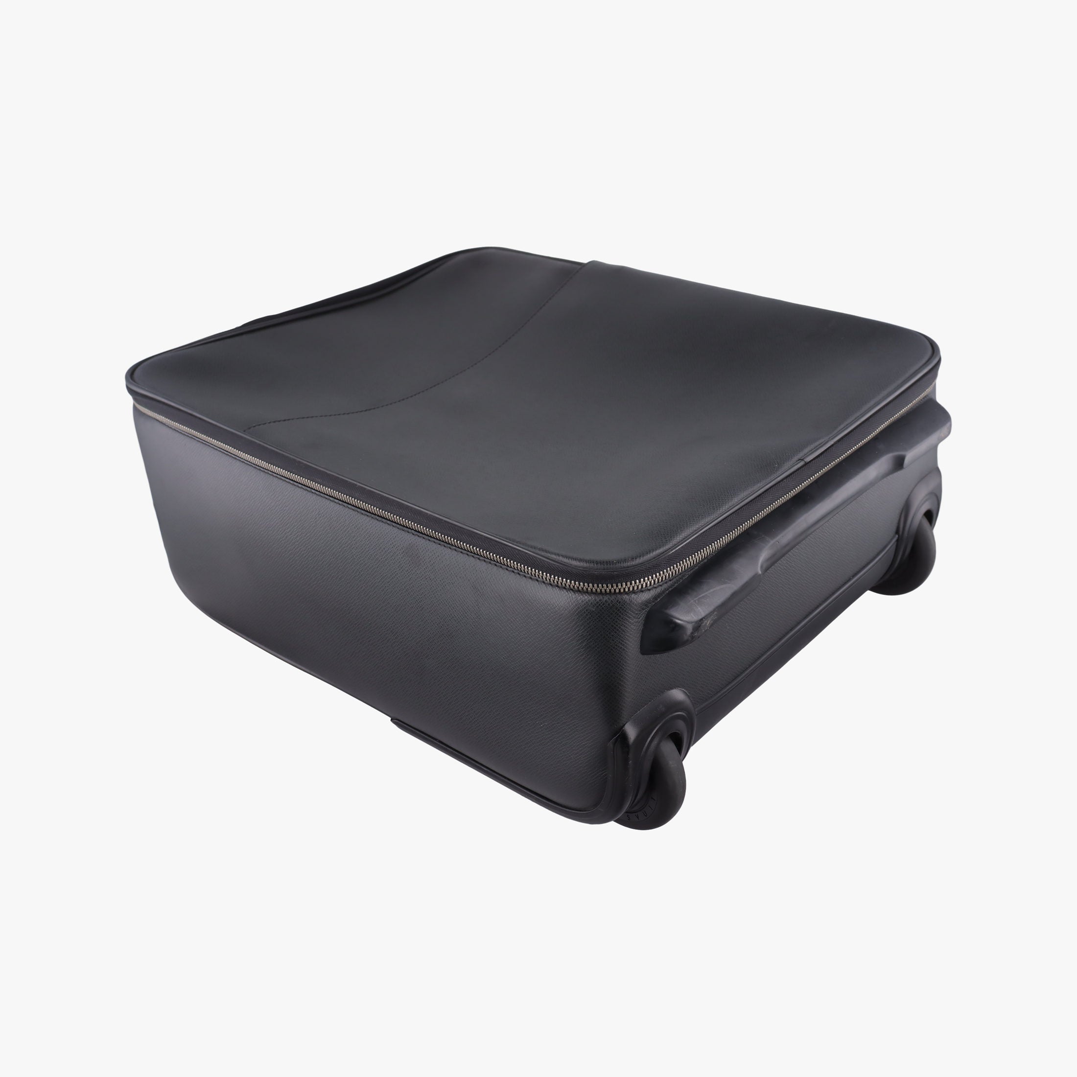 Pre-owned Louis Vuitton Pegase 45 ARDOISE Taiga Leather M23302 suitcase | stylenewstar