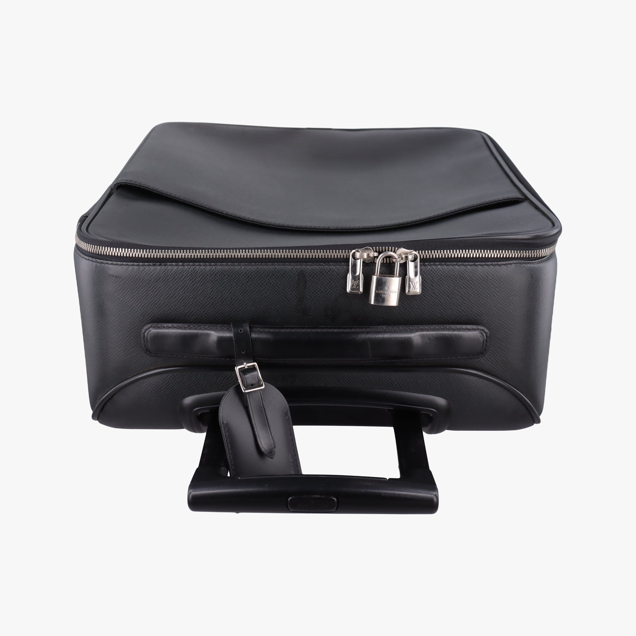 Pre-owned Louis Vuitton Pegase 45 ARDOISE Taiga Leather M23302 suitcase | stylenewstar