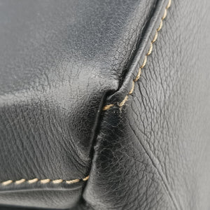 Vintage Loewe Velazquez Brown × Black Calfskin  handbag | stylenewstar