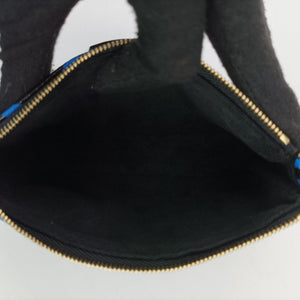 Vintage Louis Vuitton Mini Pochette Accessoires Noir × Blue Monogram Color Canvas M67237 handbag | stylenewstar