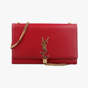 Pre-owned Yves Saint Laurent KATE Red Leather 354119 shoulderbag | stylenewstar