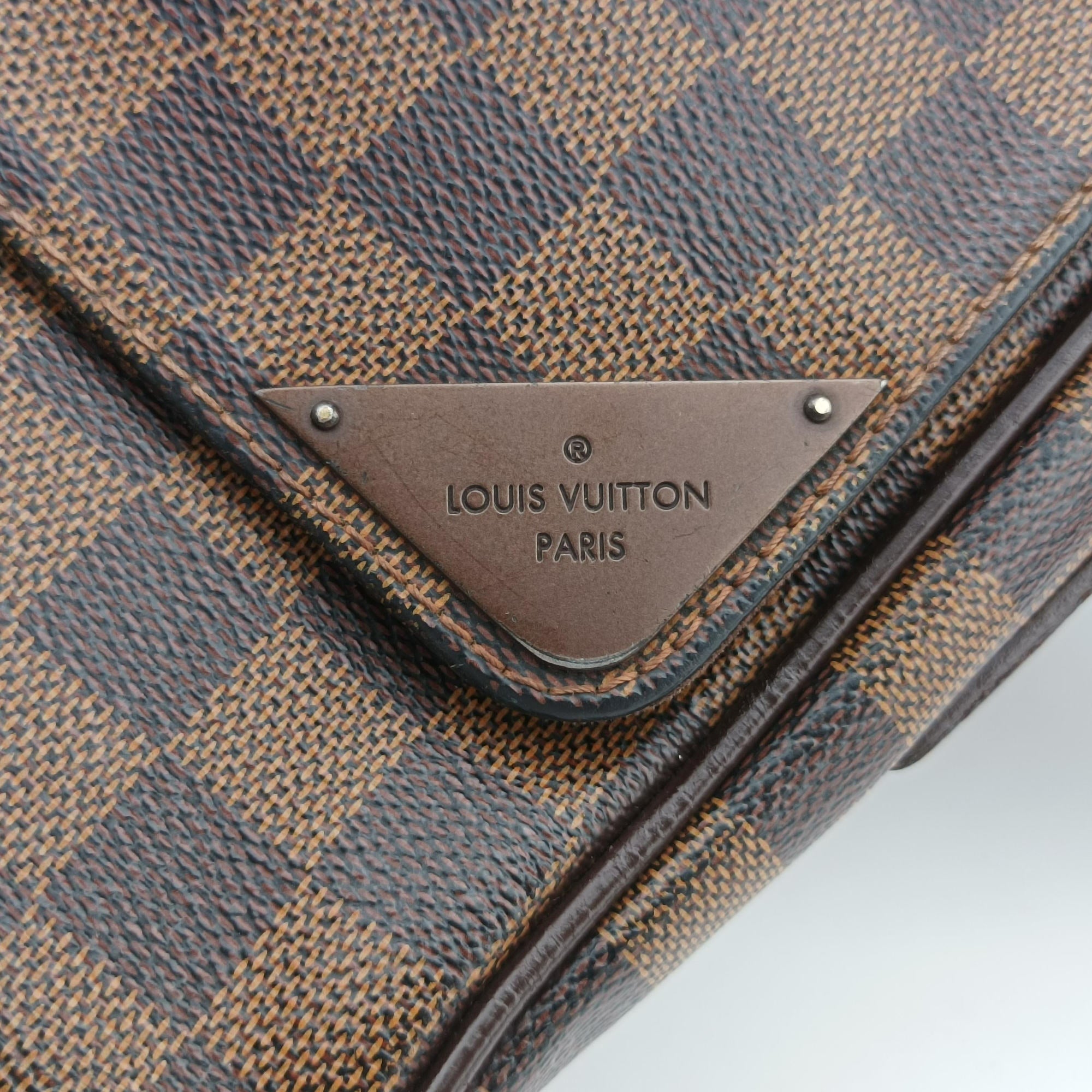 Pre-owned Louis Vuitton SHELTON EBENE Damier Canvas N41149 shoulderbag | stylenewstar