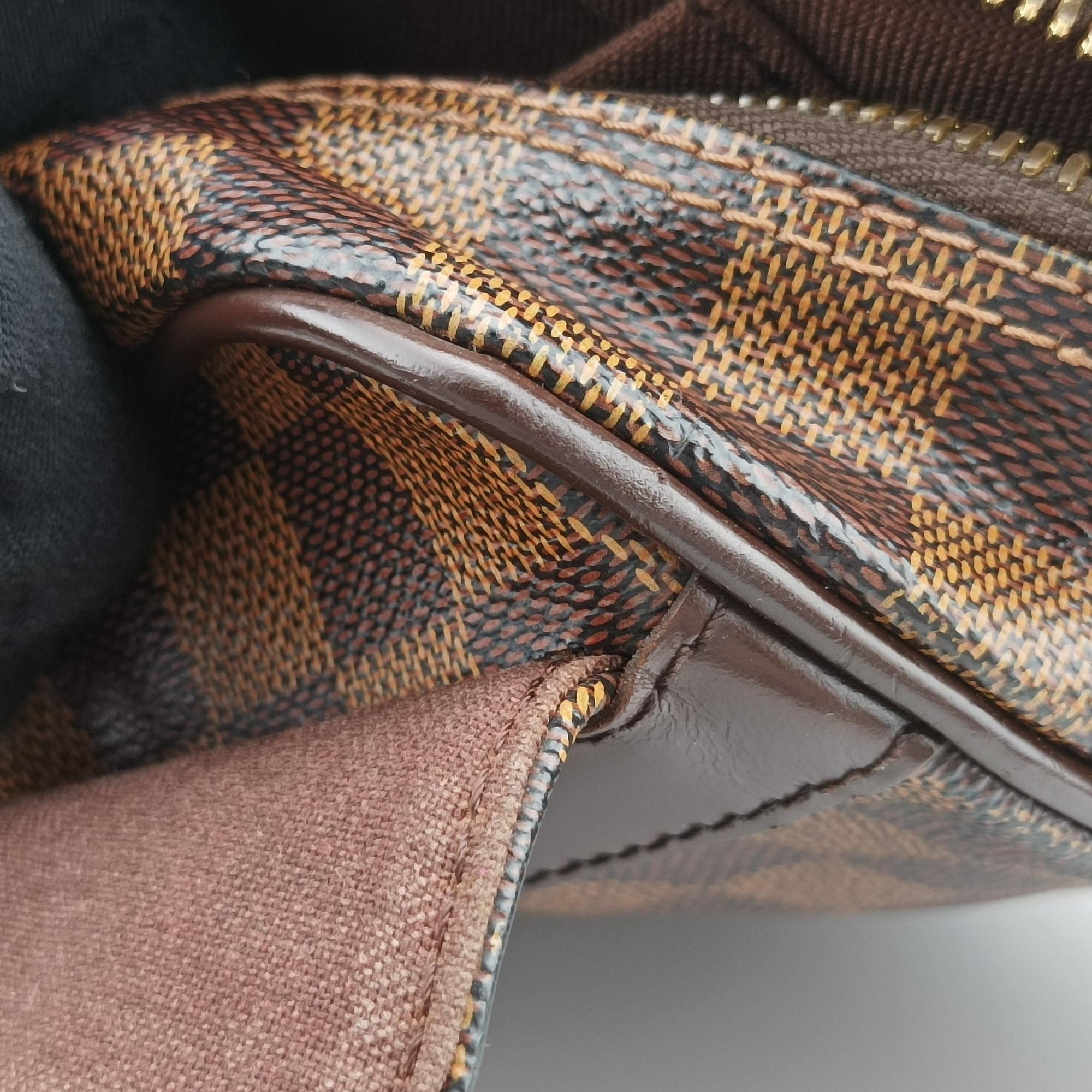 Pre-owned Louis Vuitton SHELTON EBENE Damier Canvas N41149 shoulderbag | stylenewstar