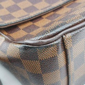 Pre-owned Louis Vuitton SHELTON EBENE Damier Canvas N41149 shoulderbag | stylenewstar
