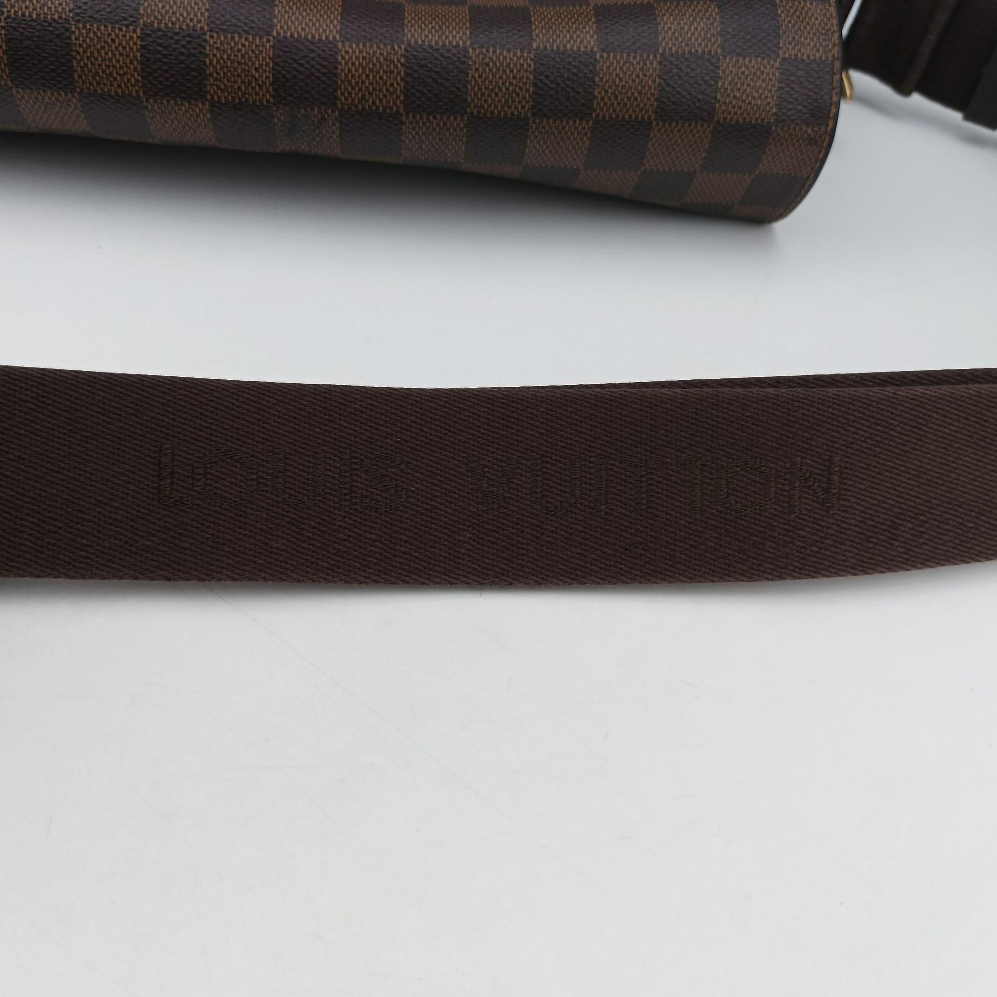 Pre-owned Louis Vuitton SHELTON EBENE Damier Canvas N41149 shoulderbag | stylenewstar