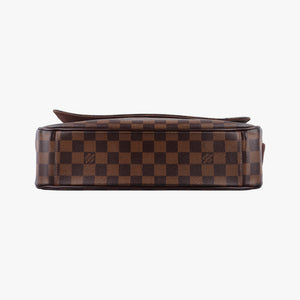 Pre-owned Louis Vuitton SHELTON EBENE Damier Canvas N41149 shoulderbag | stylenewstar