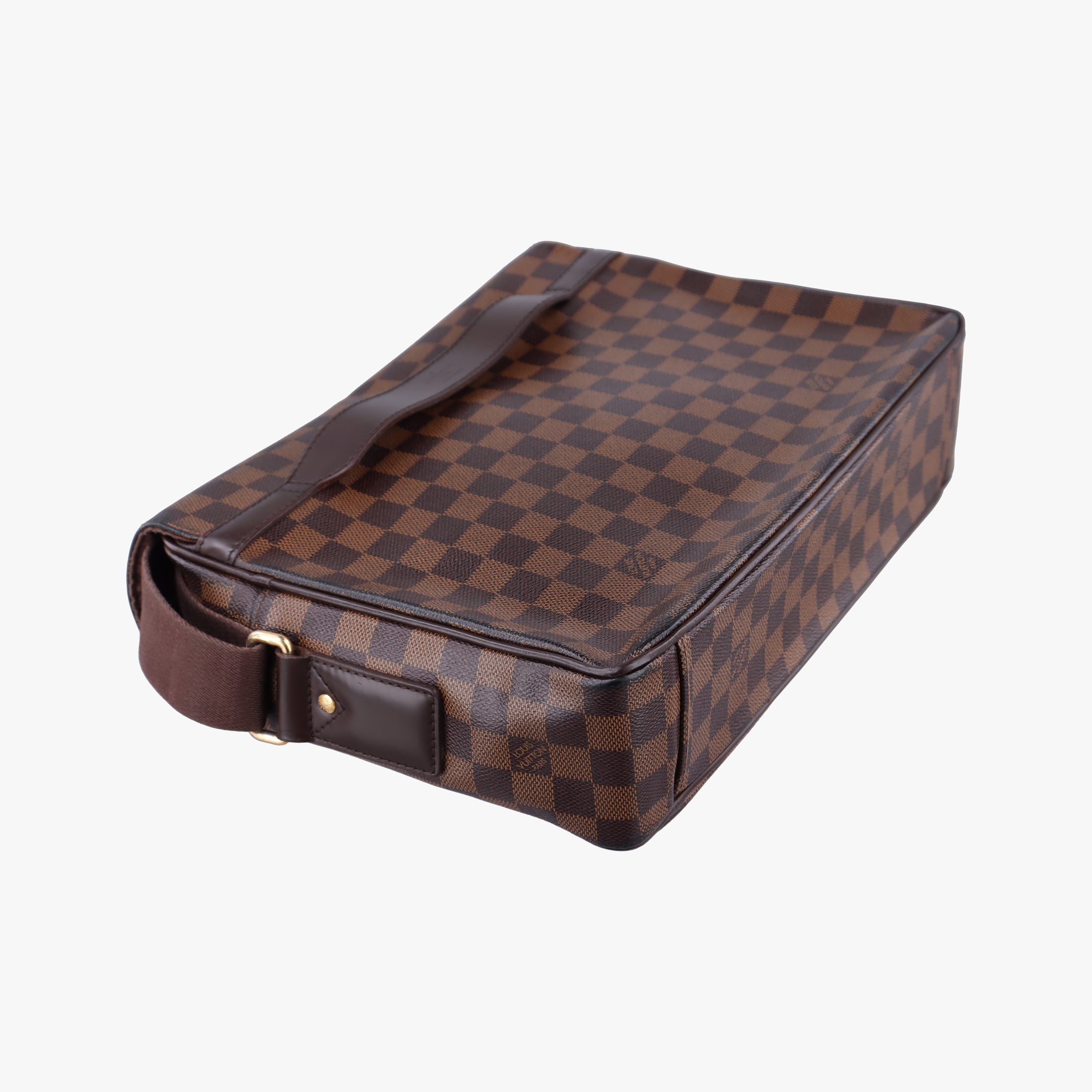 Pre-owned Louis Vuitton SHELTON EBENE Damier Canvas N41149 shoulderbag | stylenewstar
