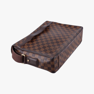 Pre-owned Louis Vuitton SHELTON EBENE Damier Canvas N41149 shoulderbag | stylenewstar