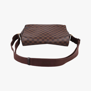 Pre-owned Louis Vuitton SHELTON EBENE Damier Canvas N41149 shoulderbag | stylenewstar