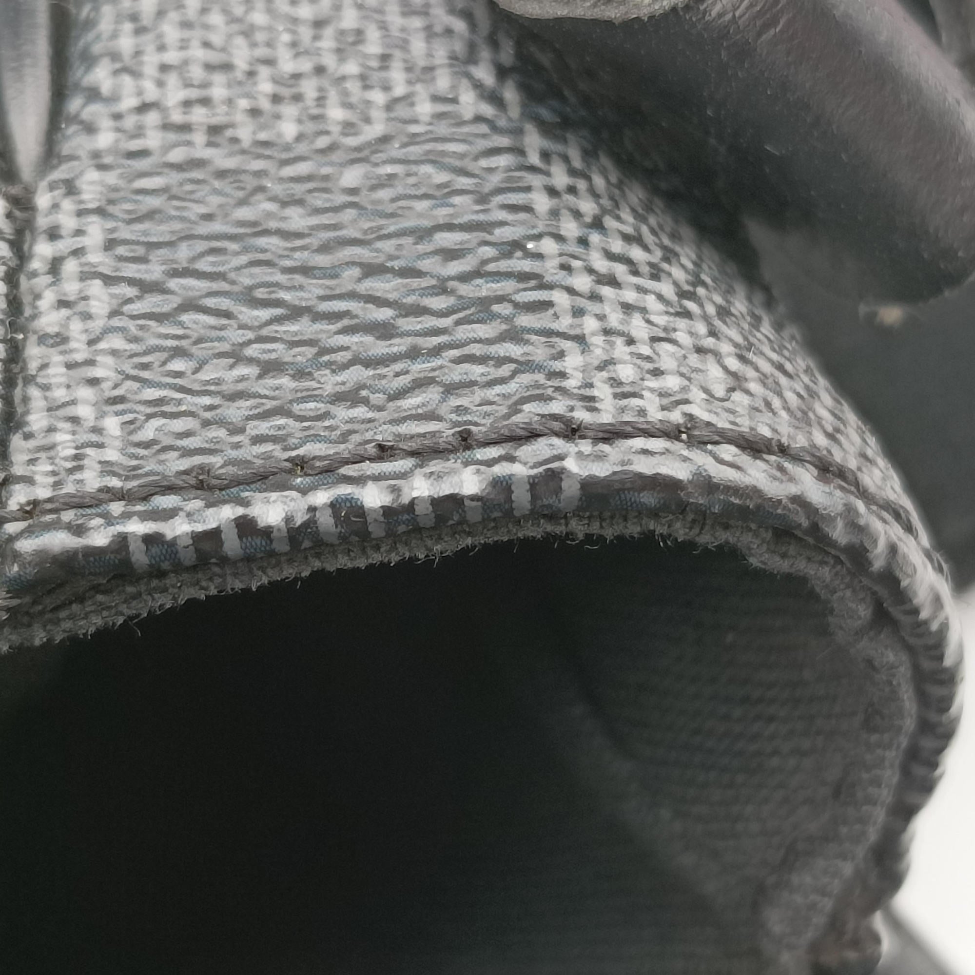 Vintage Louis Vuitton DANIEL GM Noir Damier Graphite N58033 shoulderbag | stylenewstar
