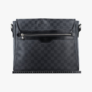 Vintage Louis Vuitton DANIEL GM Noir Damier Graphite N58033 shoulderbag | stylenewstar