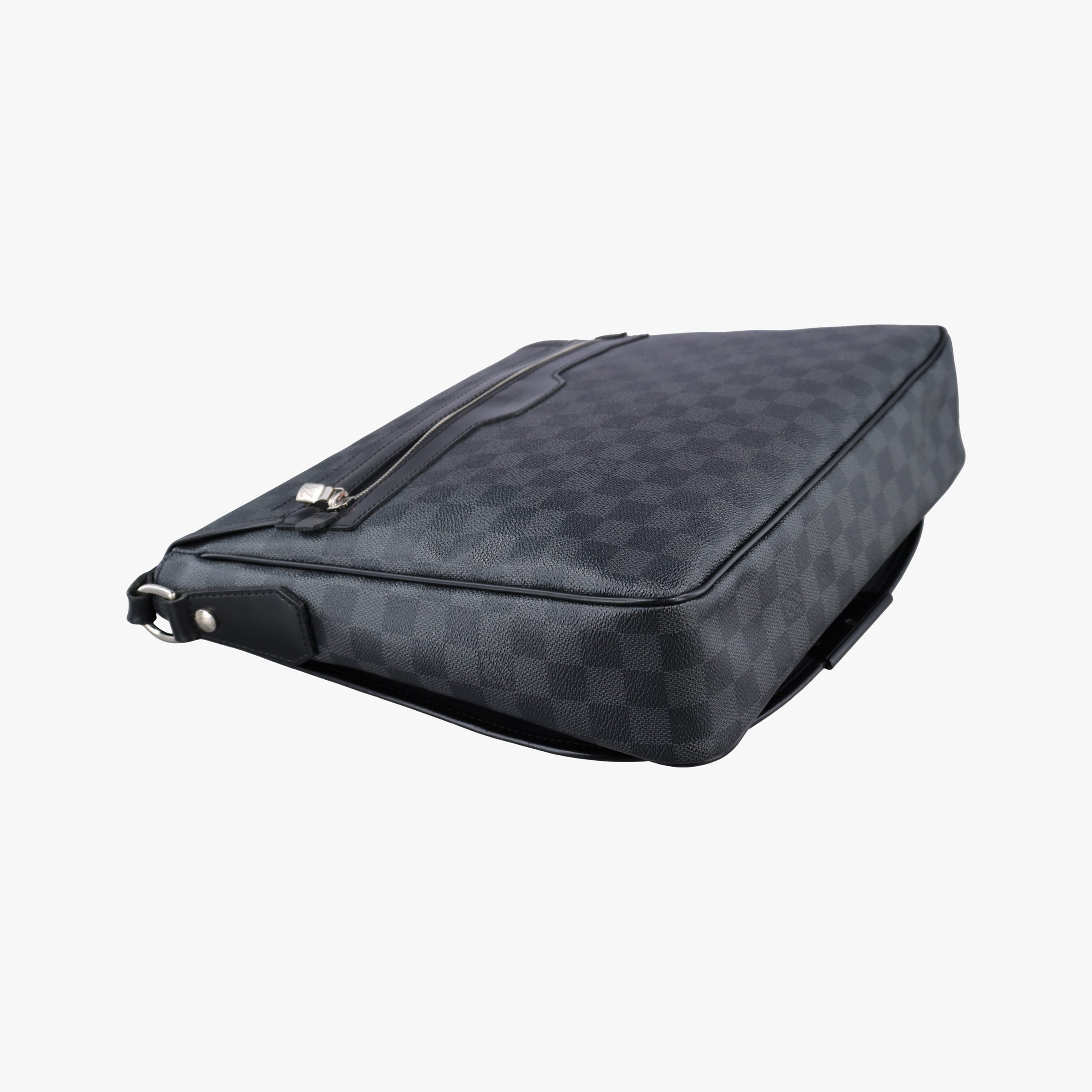 Vintage Louis Vuitton DANIEL GM Noir Damier Graphite N58033 shoulderbag | stylenewstar