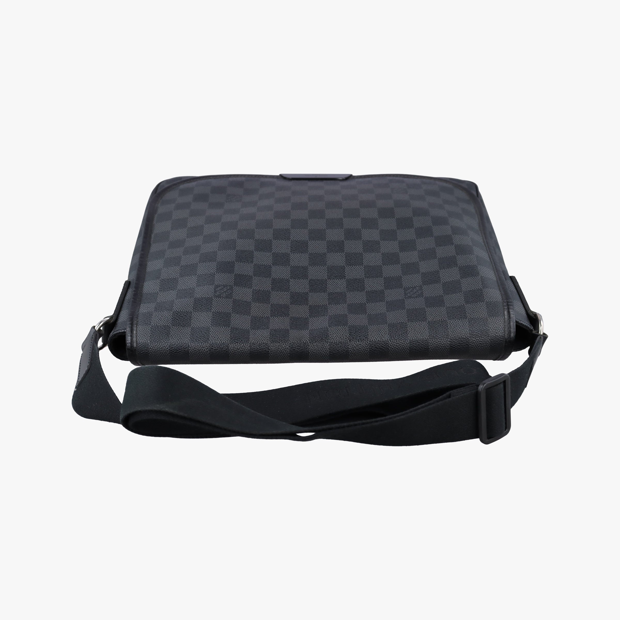 Vintage Louis Vuitton DANIEL GM Noir Damier Graphite N58033 shoulderbag | stylenewstar