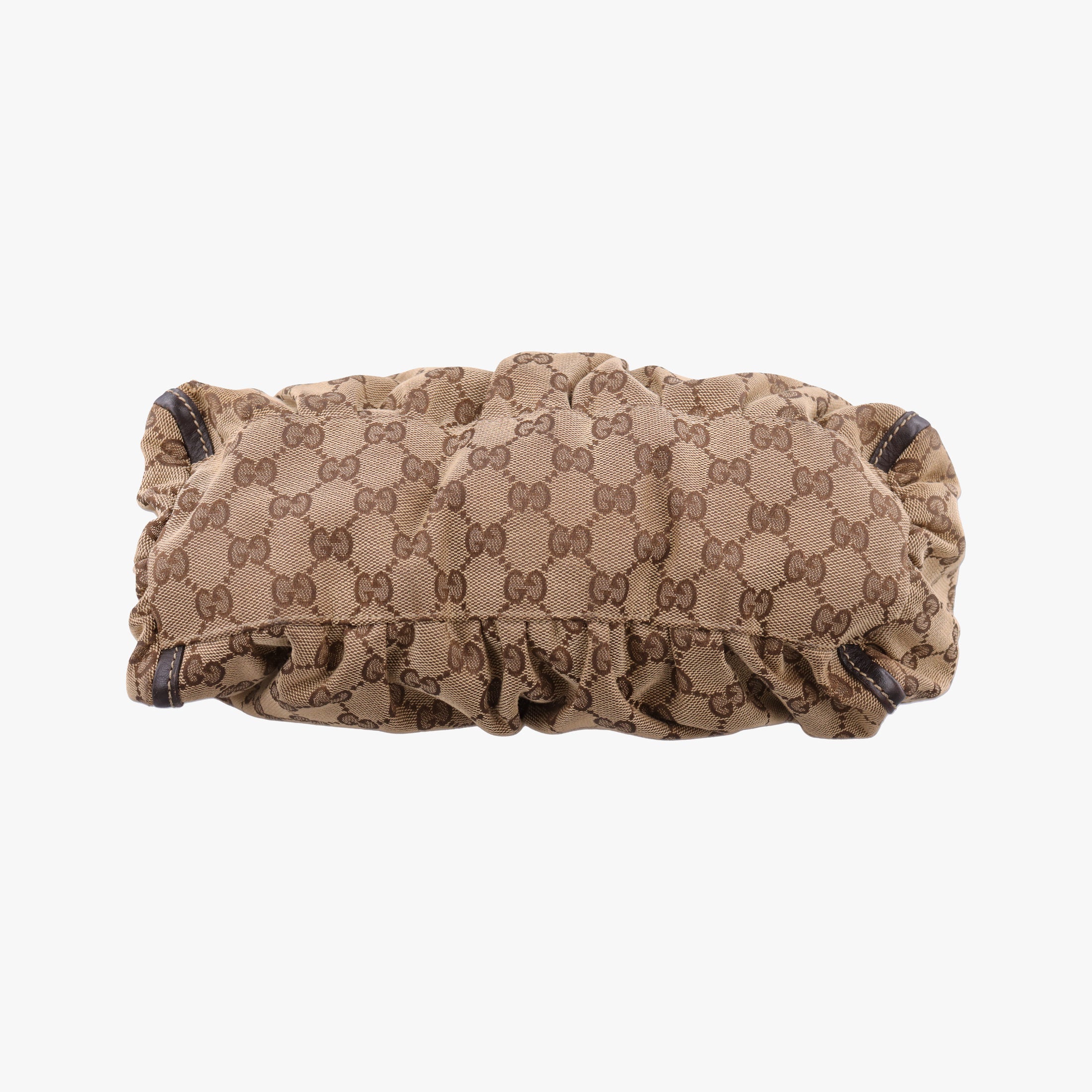 Pre-owned Gucci Abbey D-ring Hobo Brown Leather×canvas 190525 shoulderbag | stylenewstar