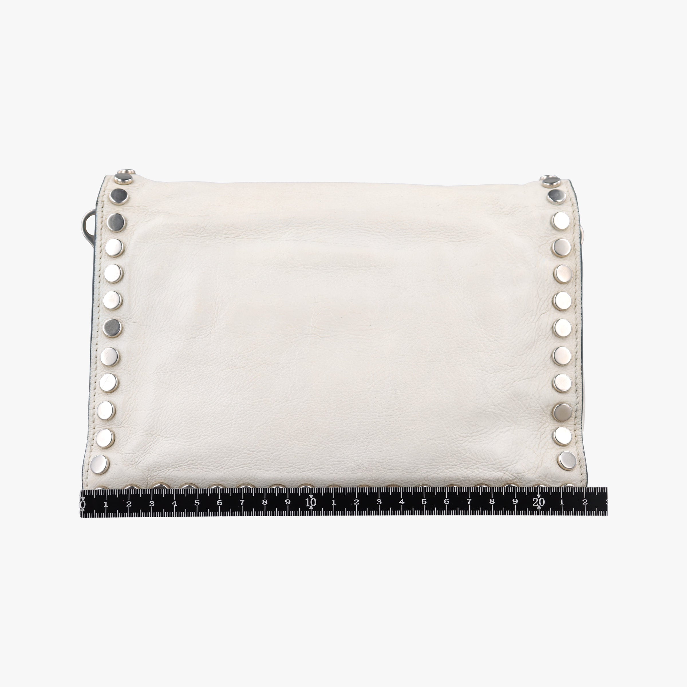 Vintage Prada Etiquette White Leather 1BD082 shoulderbag | stylenewstar