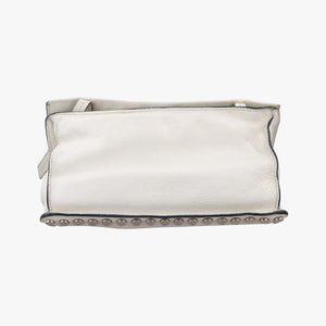 Vintage Prada Etiquette White Leather 1BD082 shoulderbag | stylenewstar