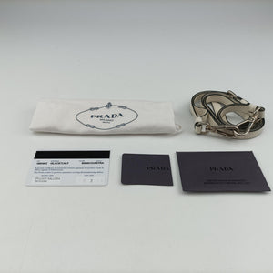 Vintage Prada Etiquette White Leather 1BD082 shoulderbag | stylenewstar