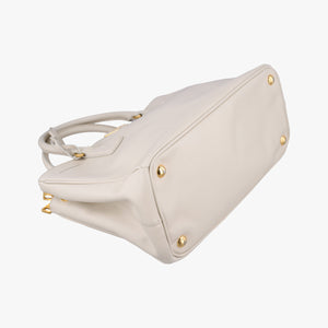 Vintage Prada Galleria White SAFFIANO Leather BN1801 shoulderbag | stylenewstar
