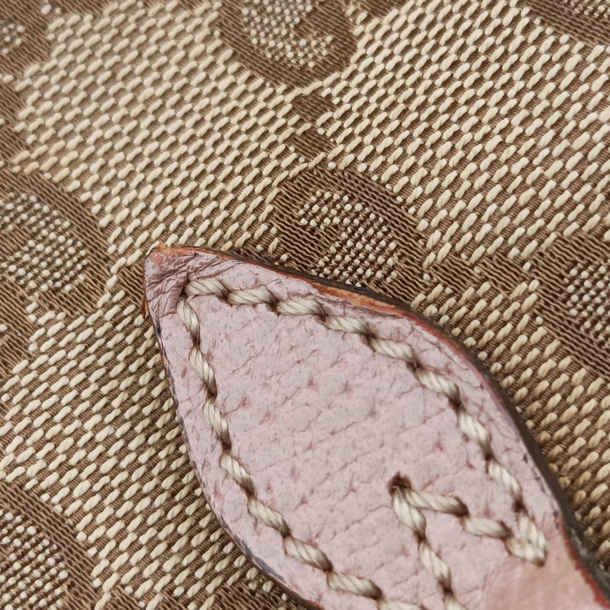 Secondhand Gucci Bree Beige×pink Canvas×Leather 323671 handbag | stylenewstar