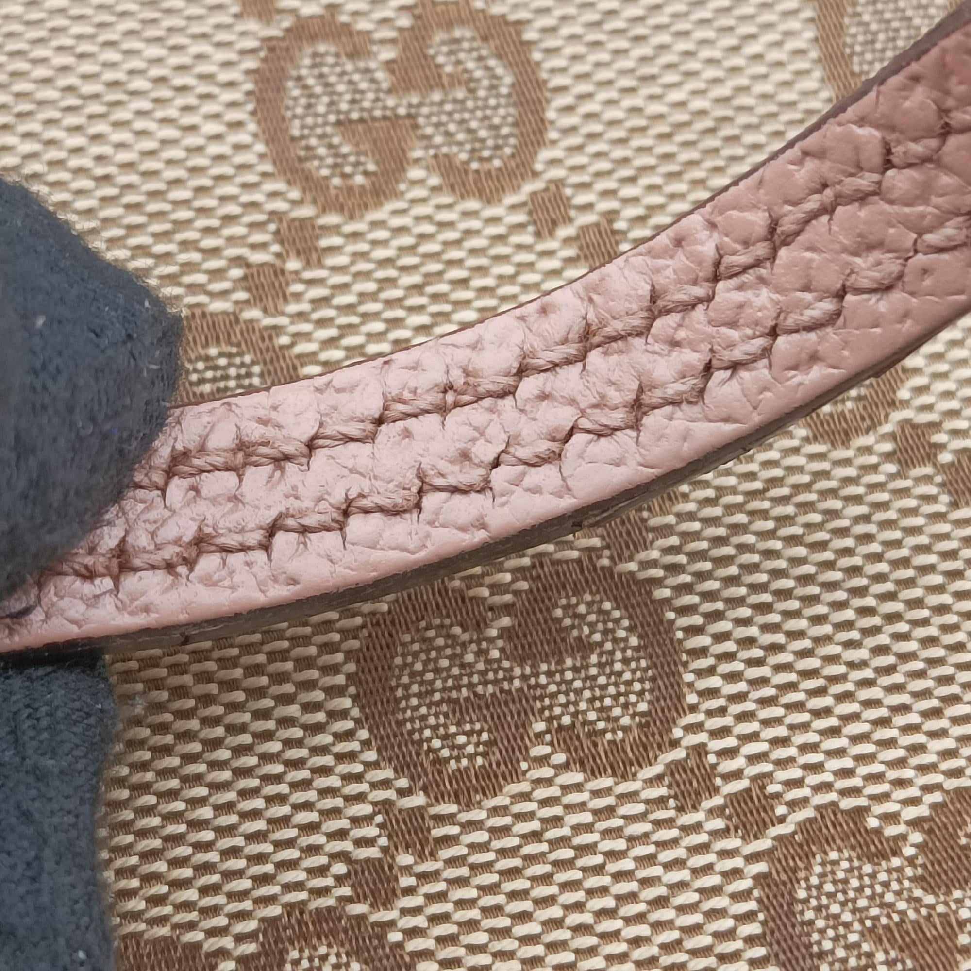 Secondhand Gucci Bree Beige×pink Canvas×Leather 323671 handbag | stylenewstar
